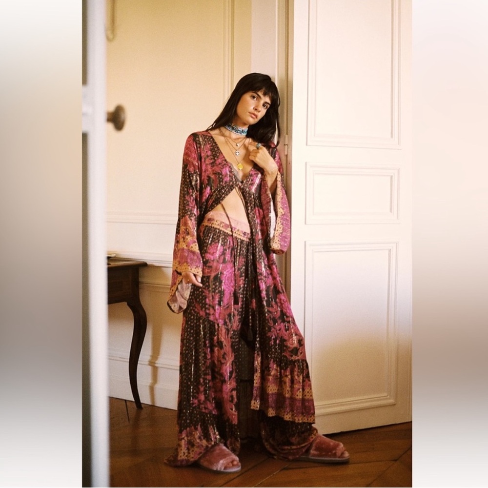Free People Intimately Antoinette Robe Coverup M/L